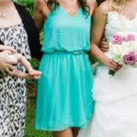 Guess blue/geeen dress - Picture 1 of 2